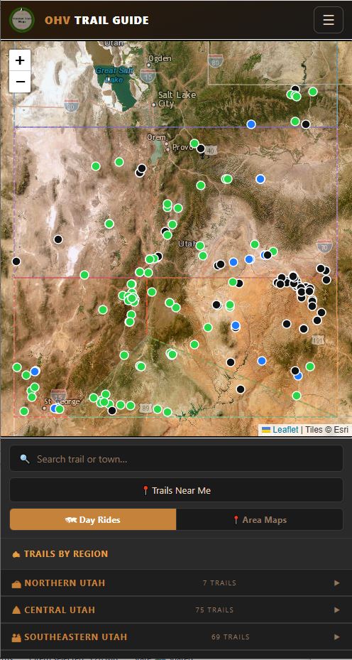 Trusted Trail Maps overview map